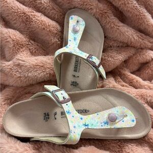 Birkenstock Beige Footbed Sandals